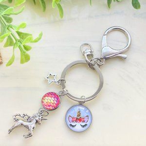 Unicorn Keychain